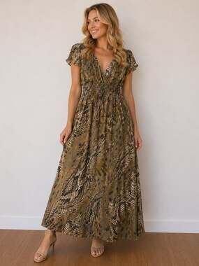 DNLA Sport Snake Print Maxi Dress Size M
Z49JC